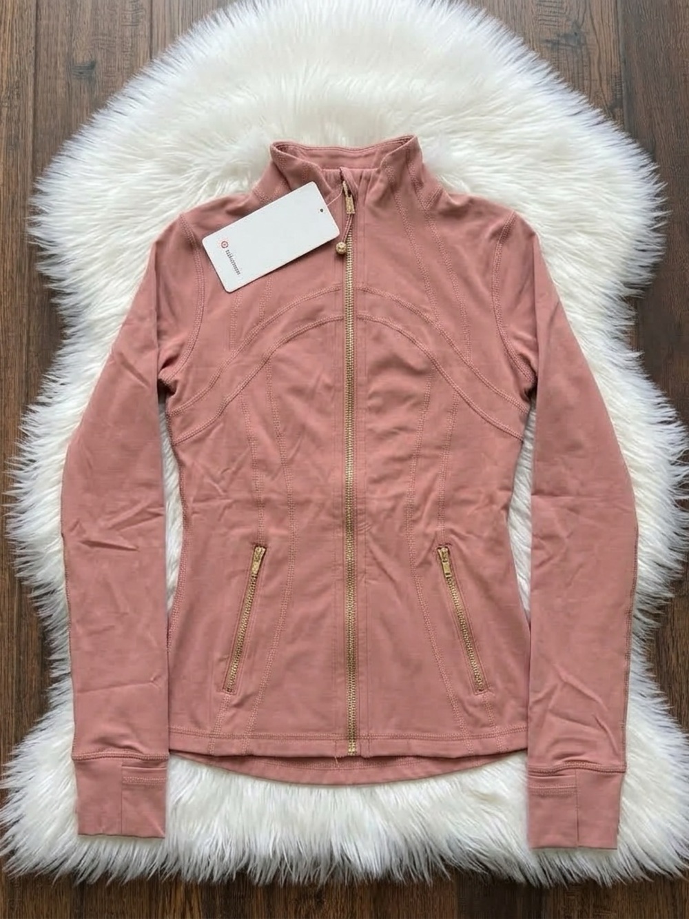 lululemon Define Dusty Rose Full-Zip Jacket